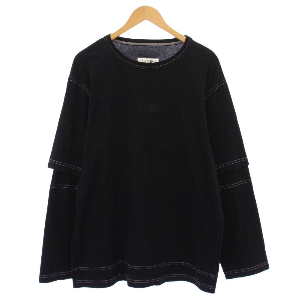MM6 レイヤード ロングカットソー MM6 Maison Margiela｜レイヤードロングスリーブT