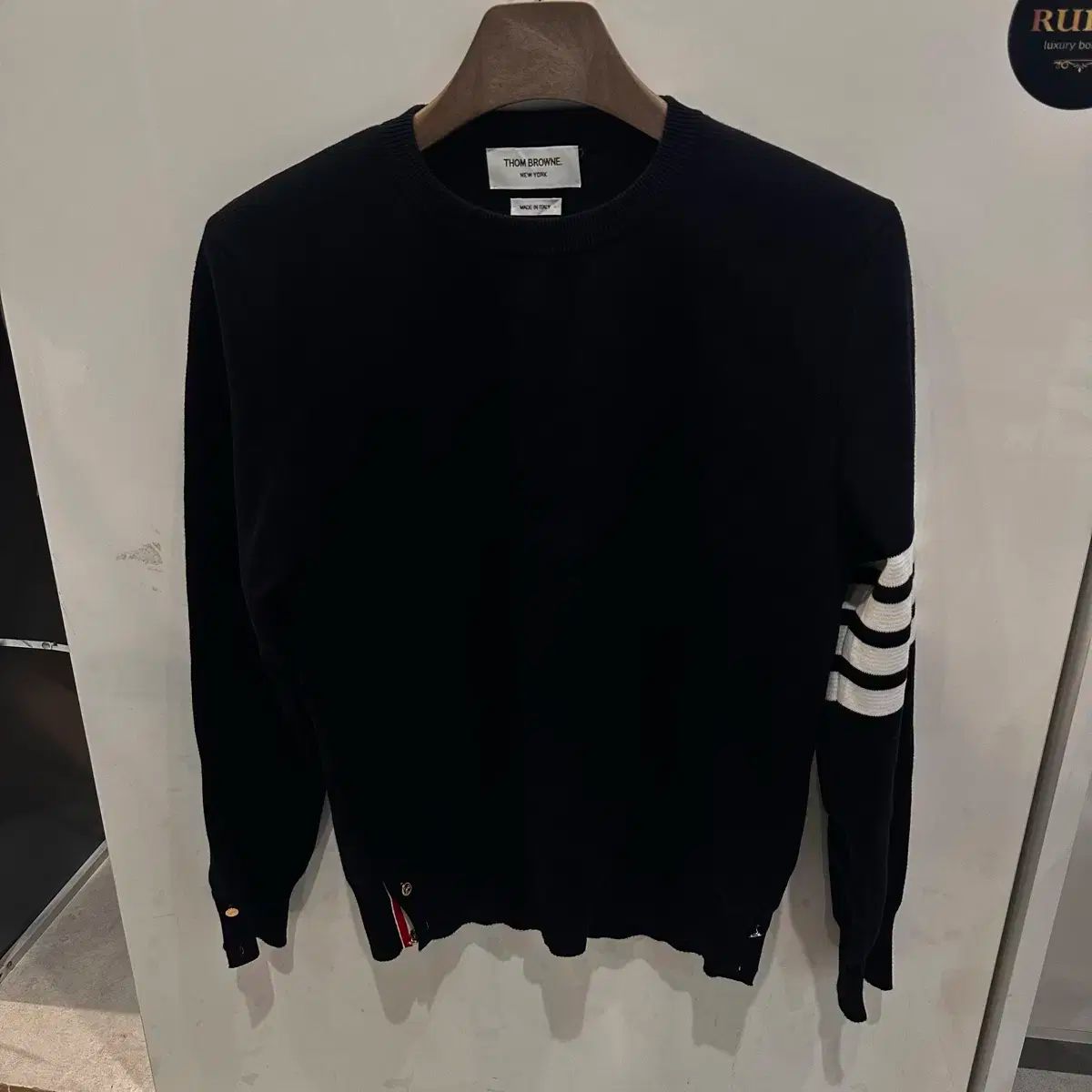 トム ブラウン ミラノステッチ ゴールド ニット