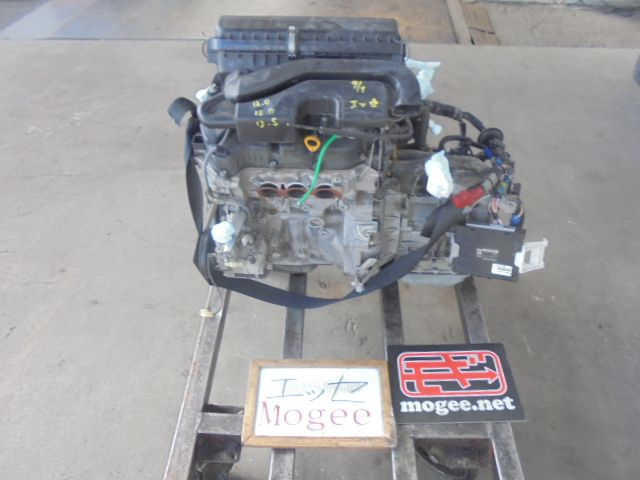 3FJ5606 BI3 ダイハツ エッセ L235S エンジン本体 ミッションセット エンジンコンピューター付 A267565KF