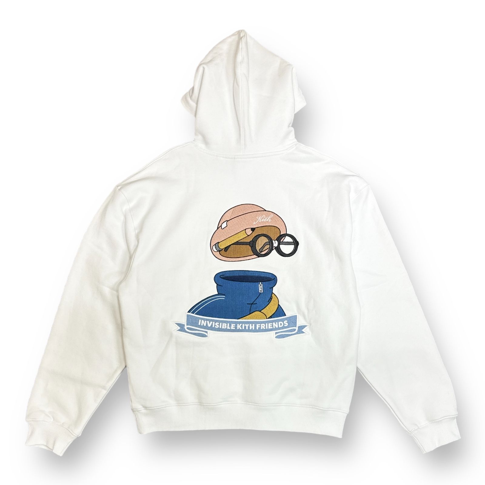 美品 KITH for Invisible Friends Hoodie コラボ インビジブル