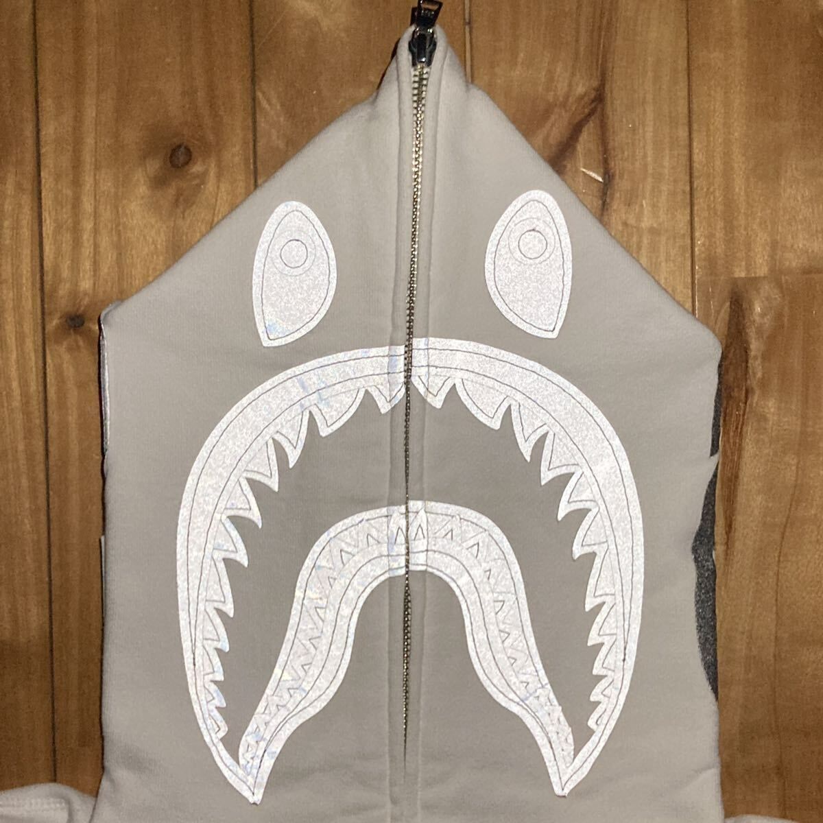 リフレクター シャーク パーカー Mサイズ black shark full zip hoodie