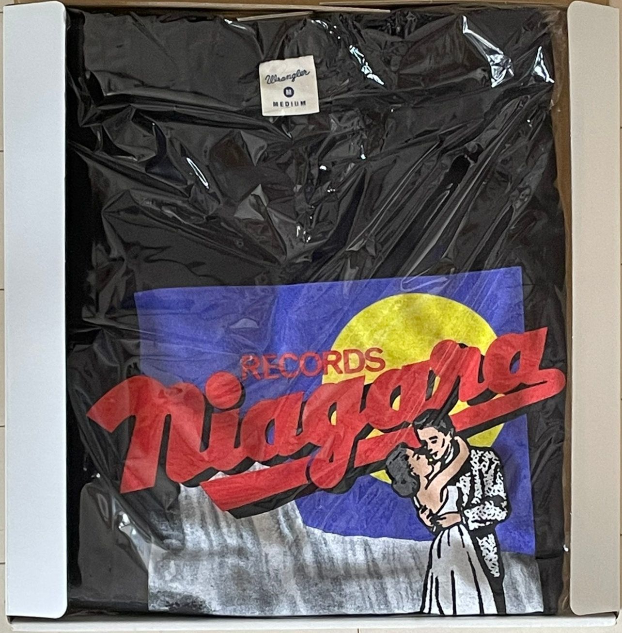 ナイアガラレコード☆ラングラー SP BOX☆オリジナルロゴＴシャツ+ CD他入 ナイアガラレコード☆ラングラー SP BOX☆オリジナルロゴT