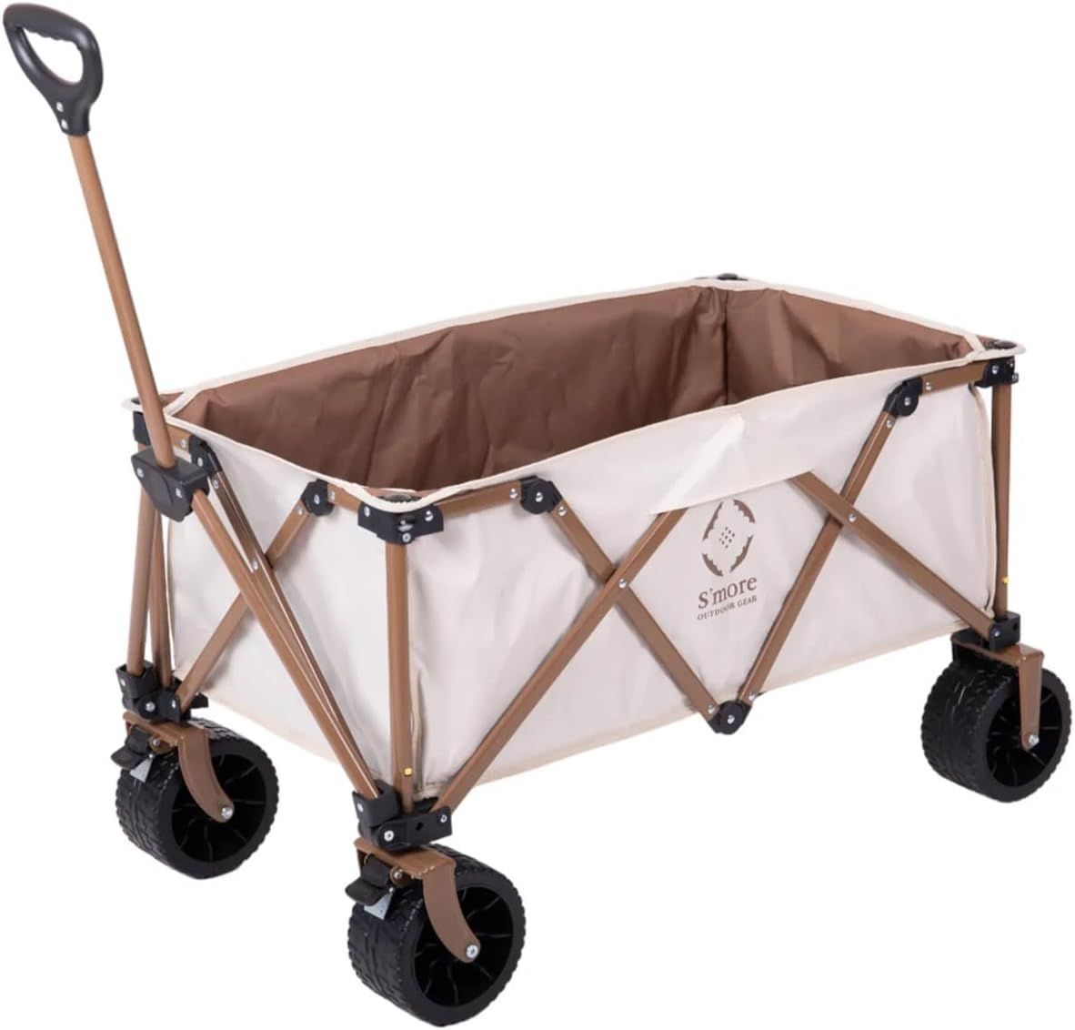 S'more(スモア) One touch storage wagon II ワンタッチストレージワゴンⅡ リニューアル 大荷物を一気に運べるワゴン ワゴン キャンプ アウトドア SMOFTTY009a
