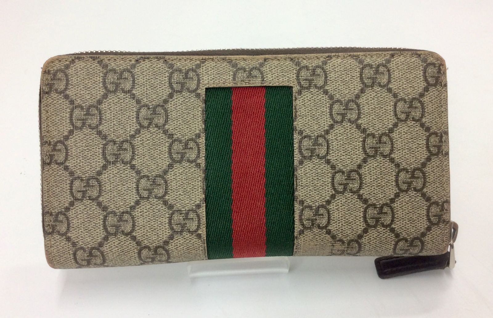 GUCCI グッチ ラウンドファスナー 長財布 408831 PVC GGスプリーム