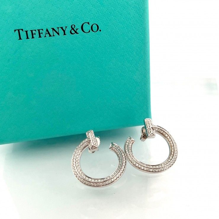 MIUMIU ミュウミュウ クリスタル ピアス 5IO059 2DNC