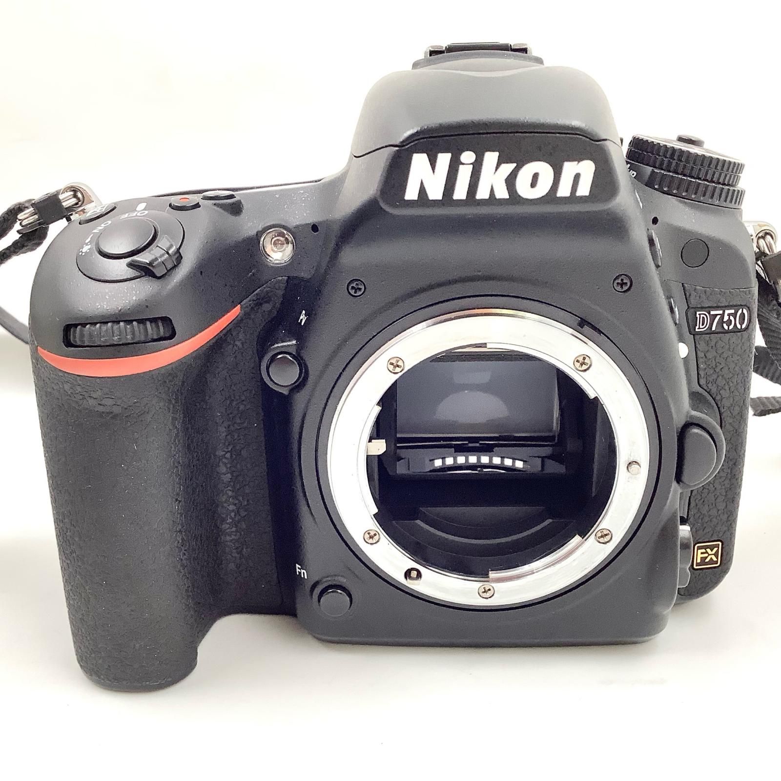 Nikon デジタル一眼 D750 ボディ ブラック 動作 済 全額返金保証 最速発送