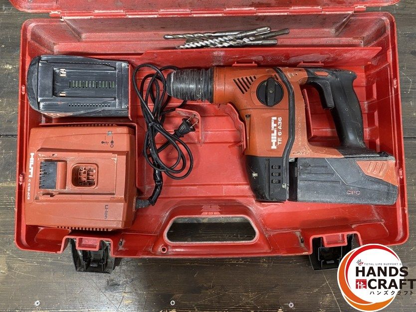 引き取り限定】【中古品】HILTI ヒルティ TE6-A36 ハンマドリル ビット