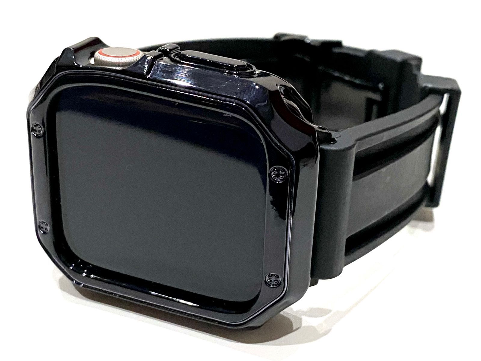 Apple Watch46ラバーバンドベルト アップルウォッチカバーケース Apple Watch46ラバーバンドベルト アップルウォッチカバーケース