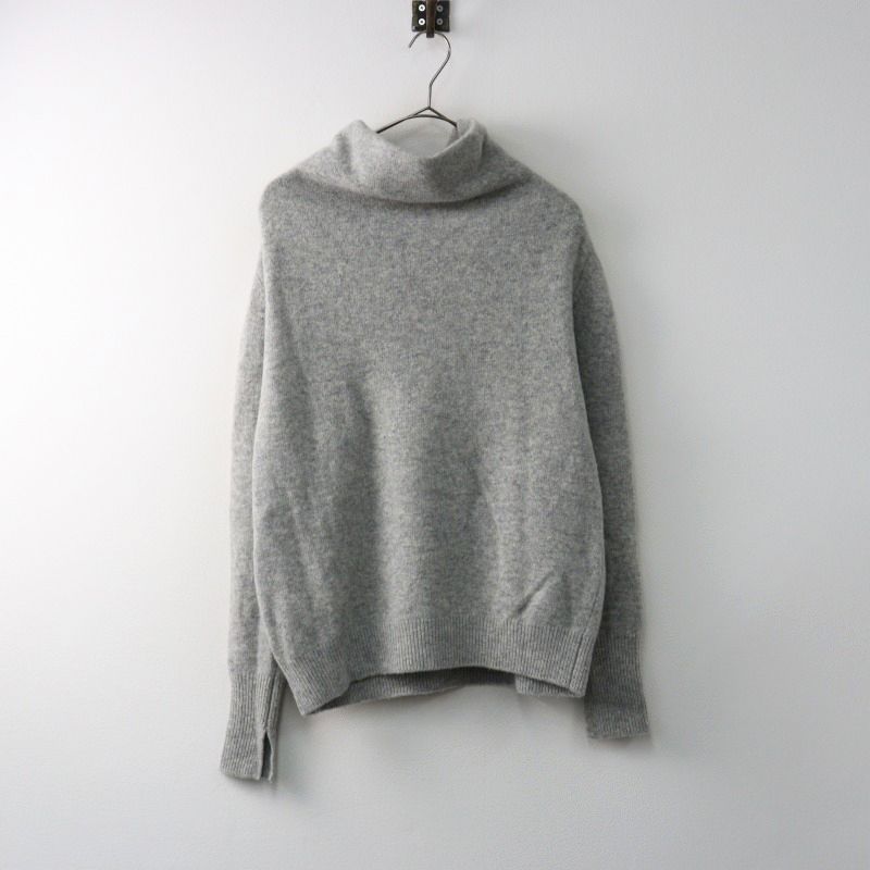 【美品】 アルアバイル 2022AW ドレープネックチュニック ニット カシミヤ 美品】 アルアバイル 2022AW ドレープネックチュニック ニット