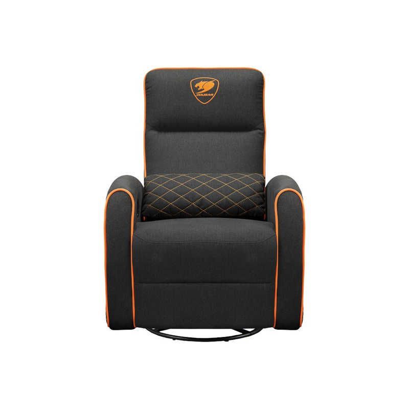 返品・送料無料。 未開梱 COUGAR ゲーミングソファ シート W520xD560xH1030mm FIDOM ブラック＋オレンジ CGRFDFORB マニッシュスタイル