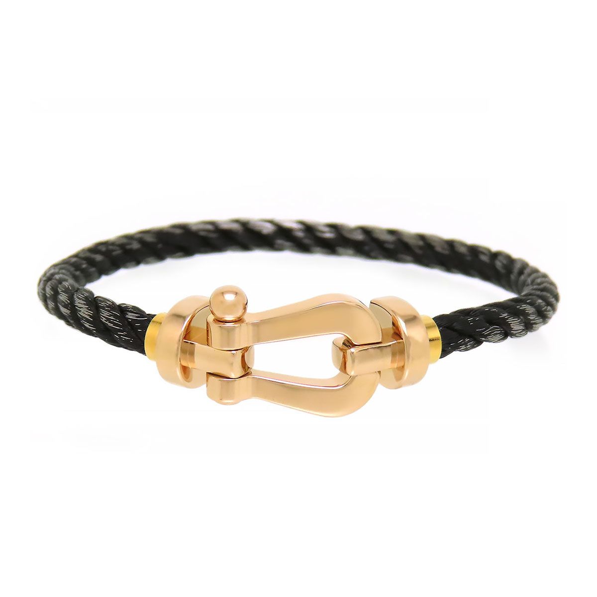 【816u】FRED Au750 ブレスレット フレッド フォース10 ブレスレット LM #16 Au750 (K18PG) steel