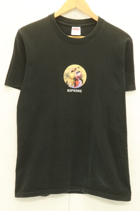 【中古】 Supreme メンズTシャツ S SS24 MISS PIGGY TEE Supreme S 黒 ブラック プリント