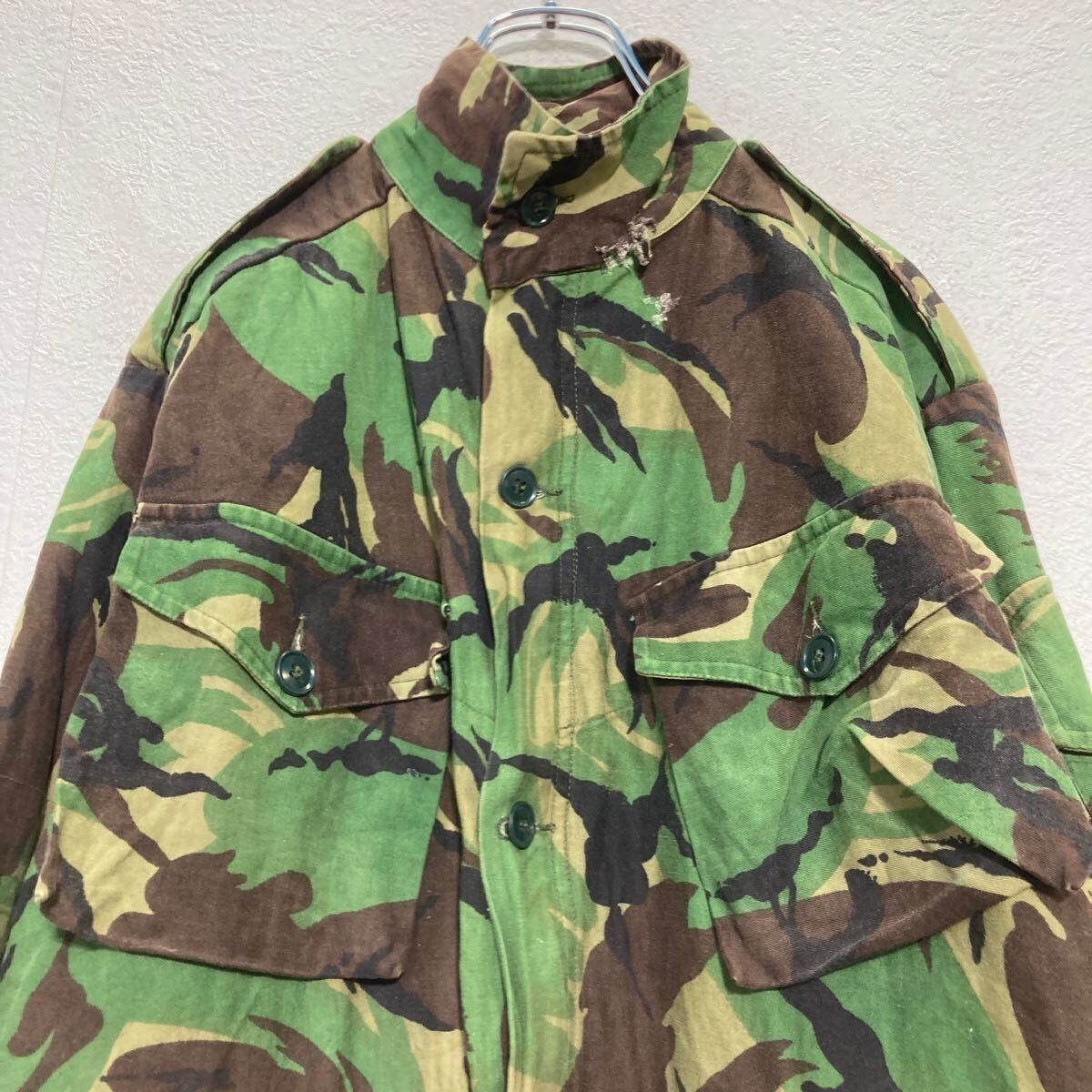イギリス軍 スモック コンバットジャケット XL DPMカモ ミリタリー 