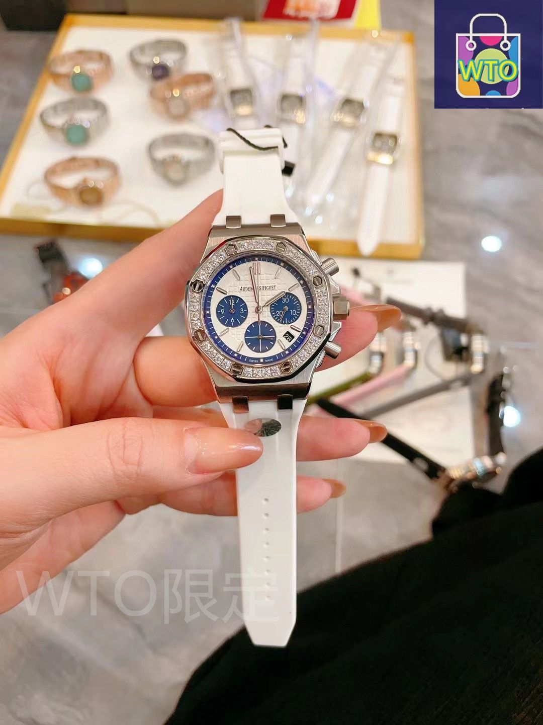 AP オーデマ・ピゲ レディース 並行輸入36mm37mm時計 ダイヤ AP オーデマ ピゲ Audemars Piguet ロイヤルオーク レディース