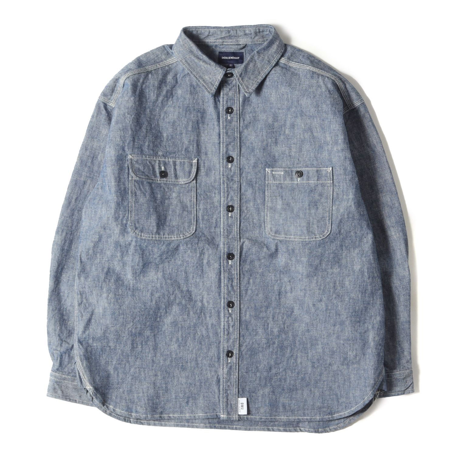 DESCENDANT CK CHAMBRAY SHIRT シャンブレーシャツ