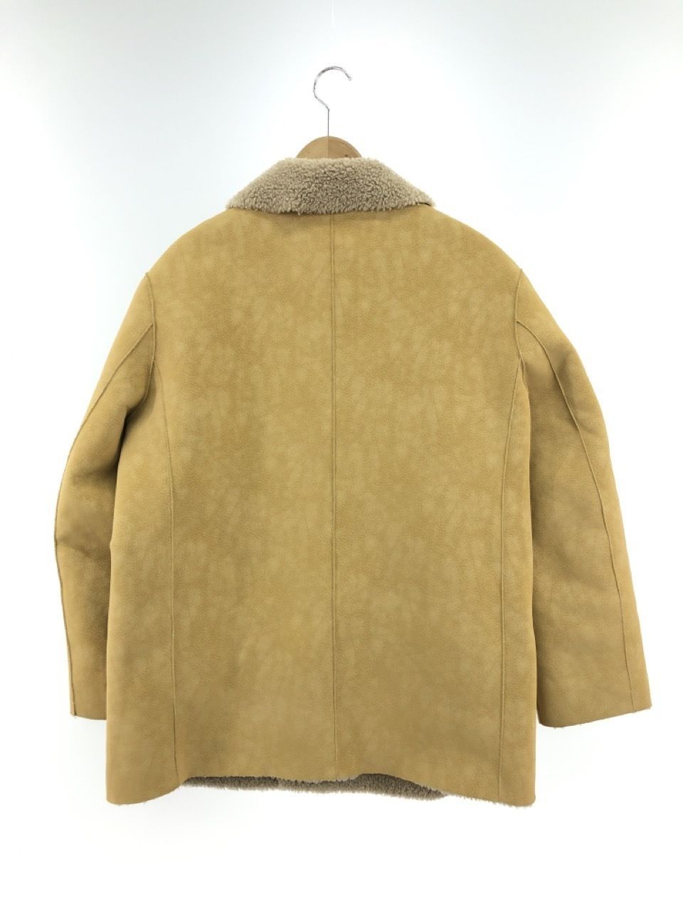 PERVERZE DOUBLE FACE FAKE LEATHER JACKET F イエロー - メルカリ