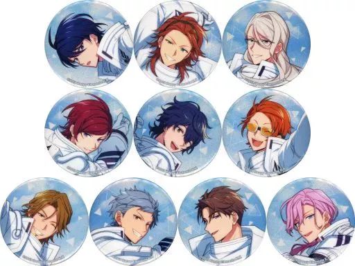 バッジ・ビンズ　全10種セット 「エリオスライジングヒーローズ 3rd Anniversary 缶バッジコレクション/B」 アニメイトガールズフェスティバル2023グッズ 中古】バッジ・ピンズ 全10種セット 「エリオスライジング