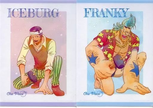 ワンピース一番くじ　クリアファイル　フランキー　アイスバーグ 中古】クリアファイル フランキー＆アイスバーグ A4クリア