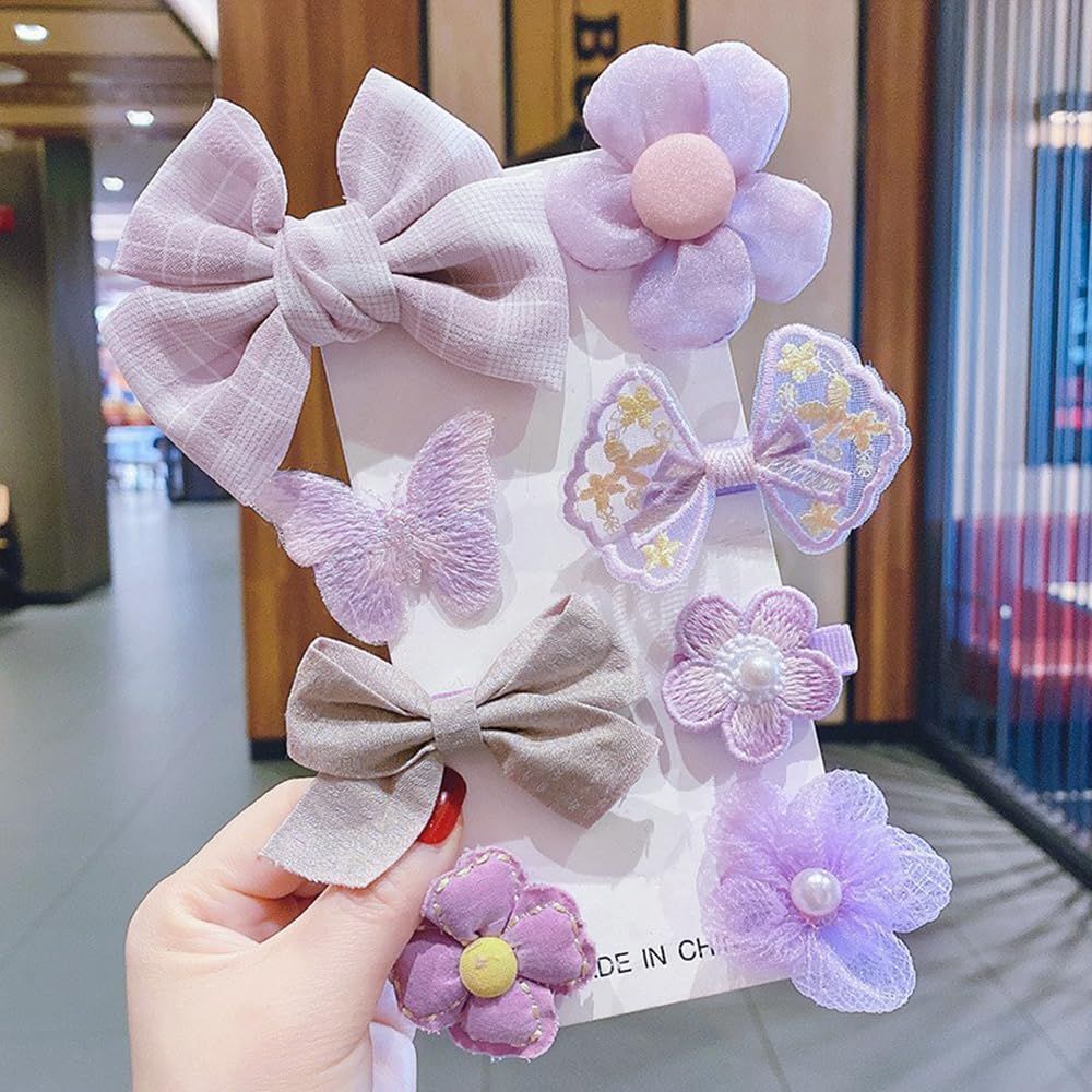 ALEXANDLE 花型ピンクヘアクリップ