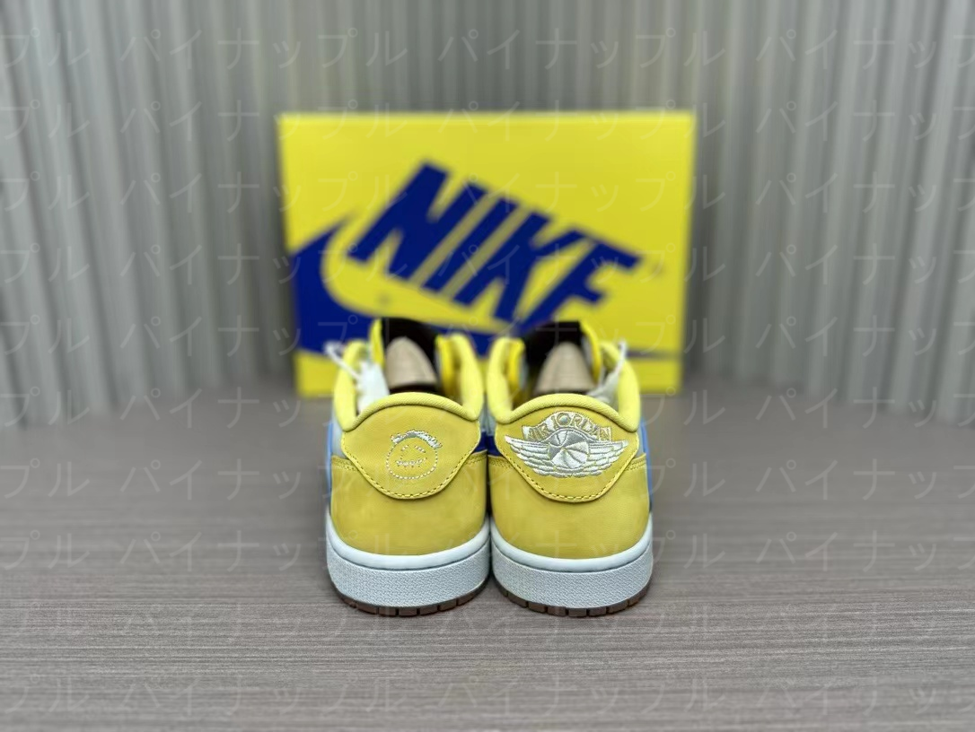 ナイキ エアジョーダン1NIKE Travis Scott x Jordan Air Jordan 1 Low OG "Canary Yellow"