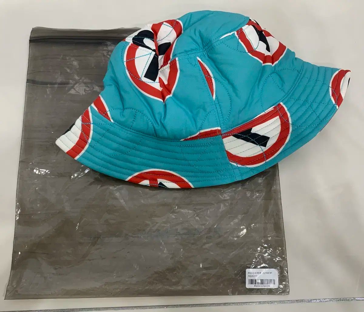 pmo peaceminusone バケハ　バケットハット　AQUA pmo peaceminusone バケハ バケットハット AQUA pmo peaceminusone