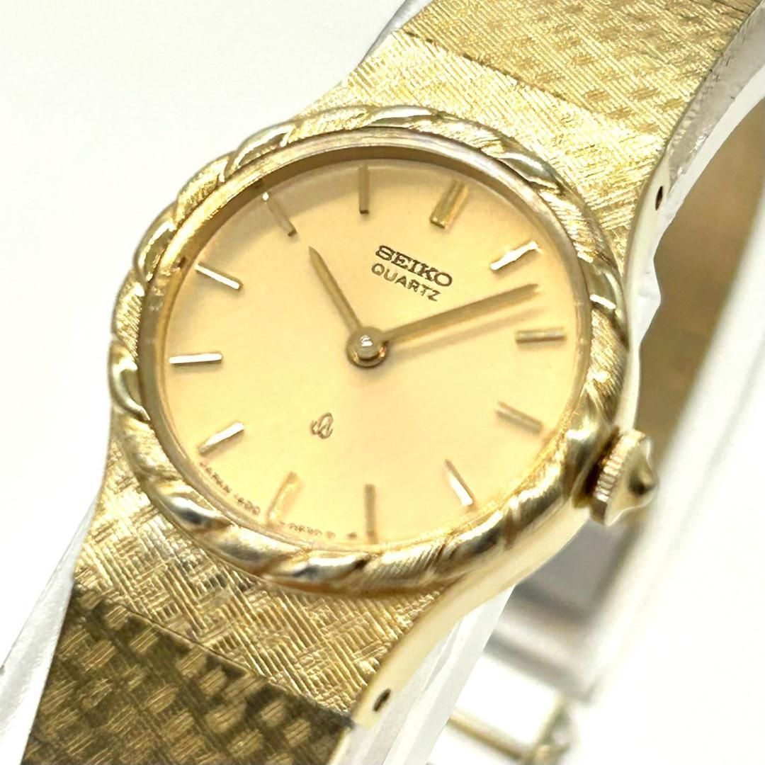 C046 SEIKO アンティーク ゴールドカラー（SPG） ラウンドケース