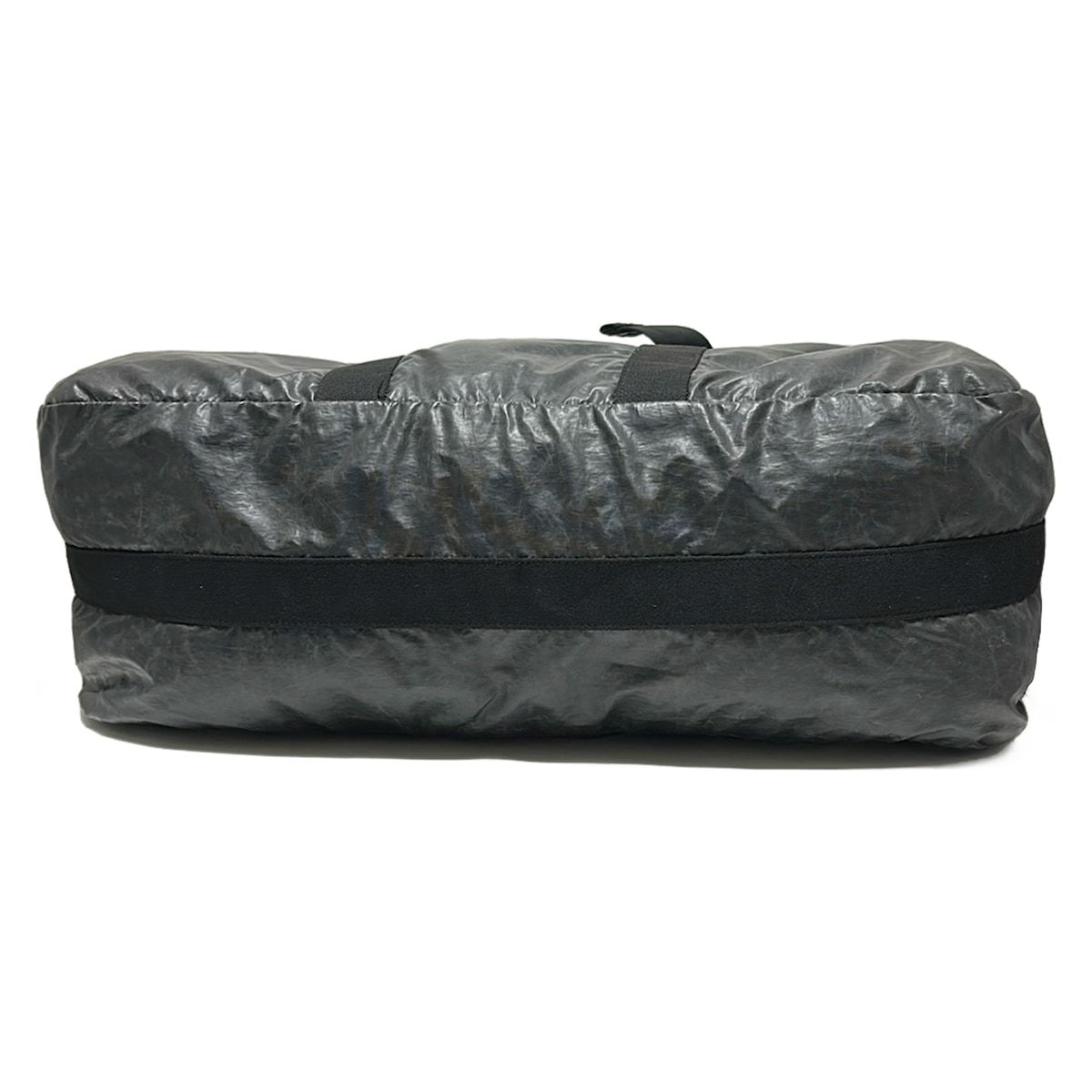 jack gomme(ジャックゴム) ボストンバッグ - ダークグレー×黒 2way