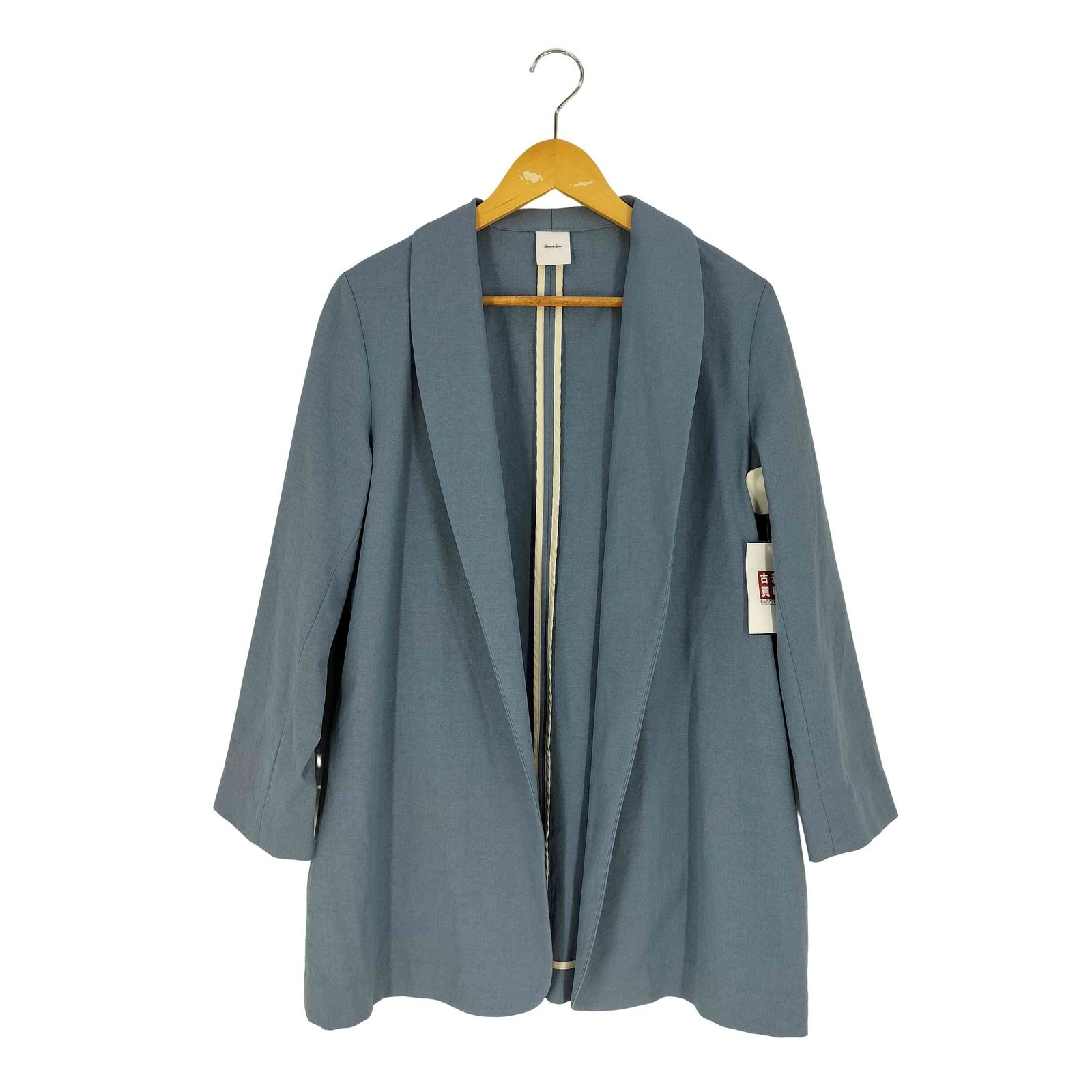 Spick &amp; Span -  【美品】Spick &amp; Span  Pe/Cショールカラーロングジャケット Spick & Span（スピックアンドスパン）の「Pe/Cショールカラー