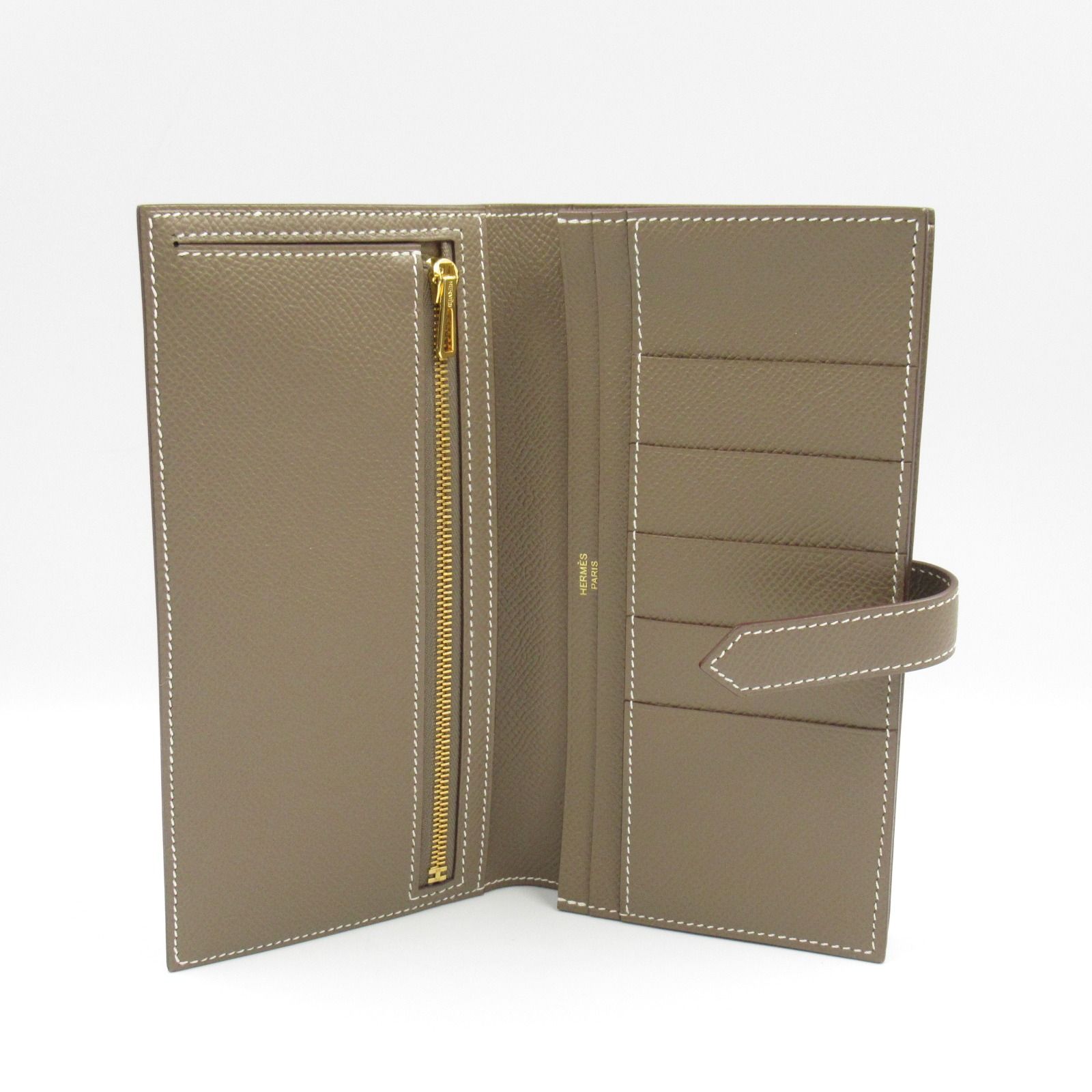エルメス HERMES 二つ折り長財布 ベアンスフレ 二つ折り長財布