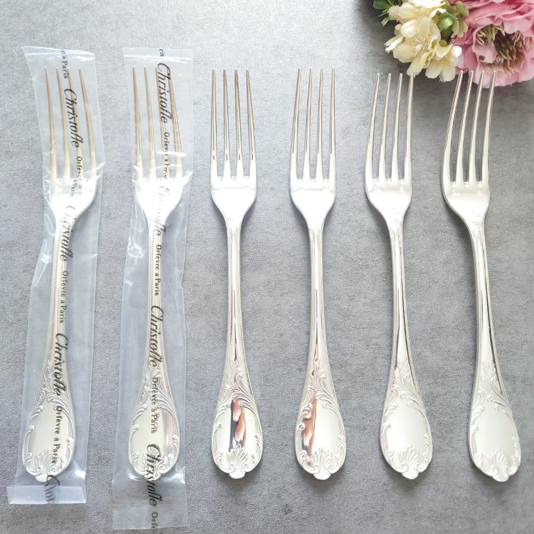 クリストフル マルリー テーブルフォーク 未開封含む 6点