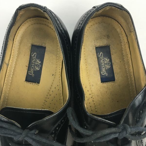 試着交換OK！Stafford/スタッフォード 高級フルブローグ ウイング