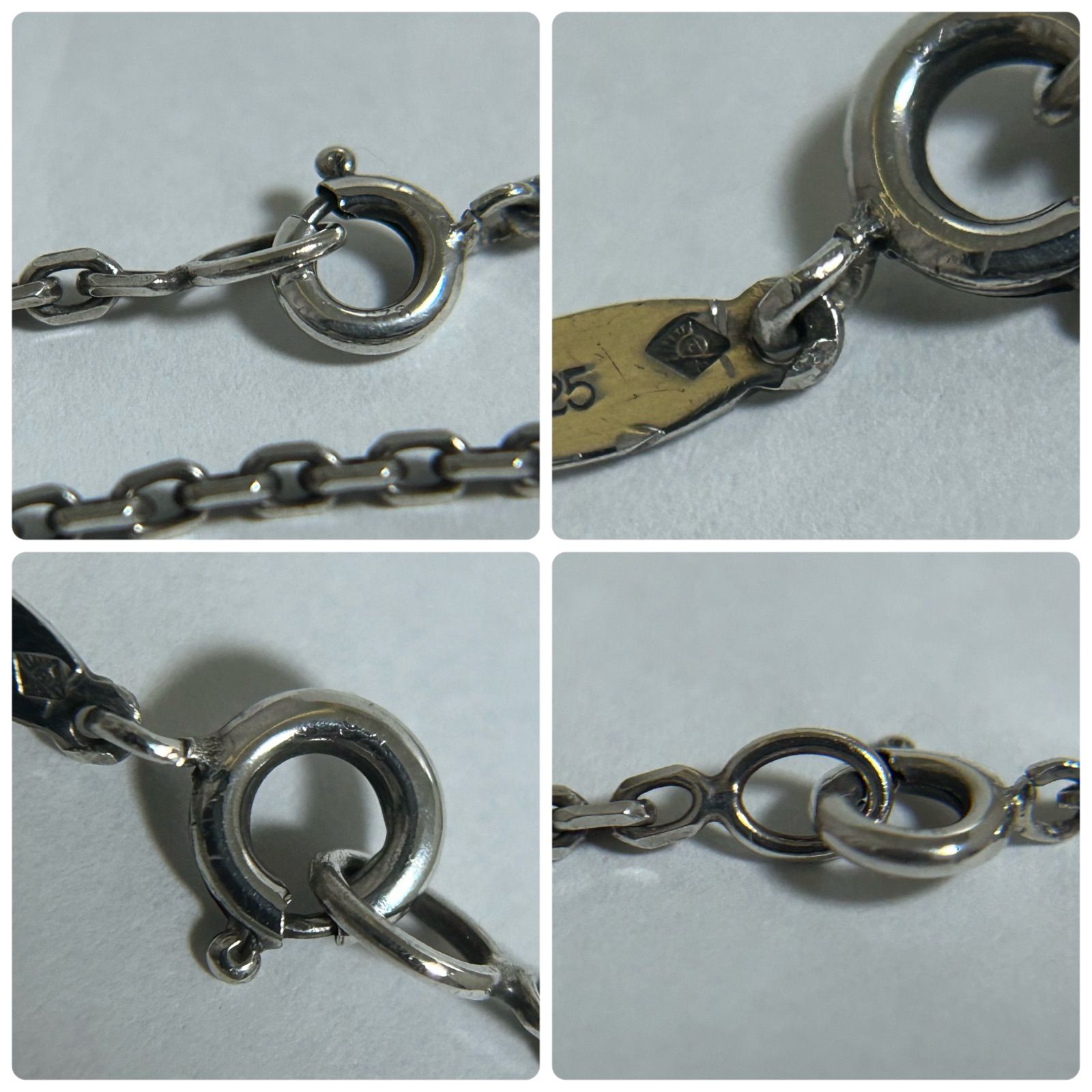 HERMES エルメス チェーン ネックレス Silver 925 Vintage - メルカリ