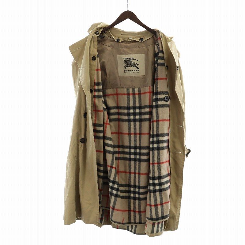 バーバリーESTABLISHED1856 トレンチコート ノバチェック 38 BURBERRY LONDON】バーバリー ノバチェック トレンチコート 38