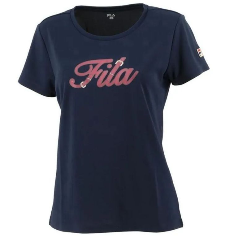 高感度ショップで2023年売れたブランド FILA 紺 新品未使用 2点セット Mサイズ テニスウェア フィラ ウェア