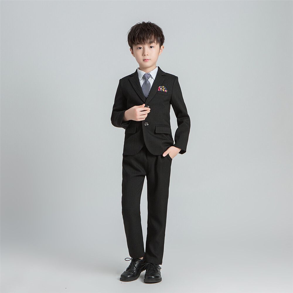 男の子フォーマルスーツ 5点セット 140cm 子供 スーツ 送料無料 5点