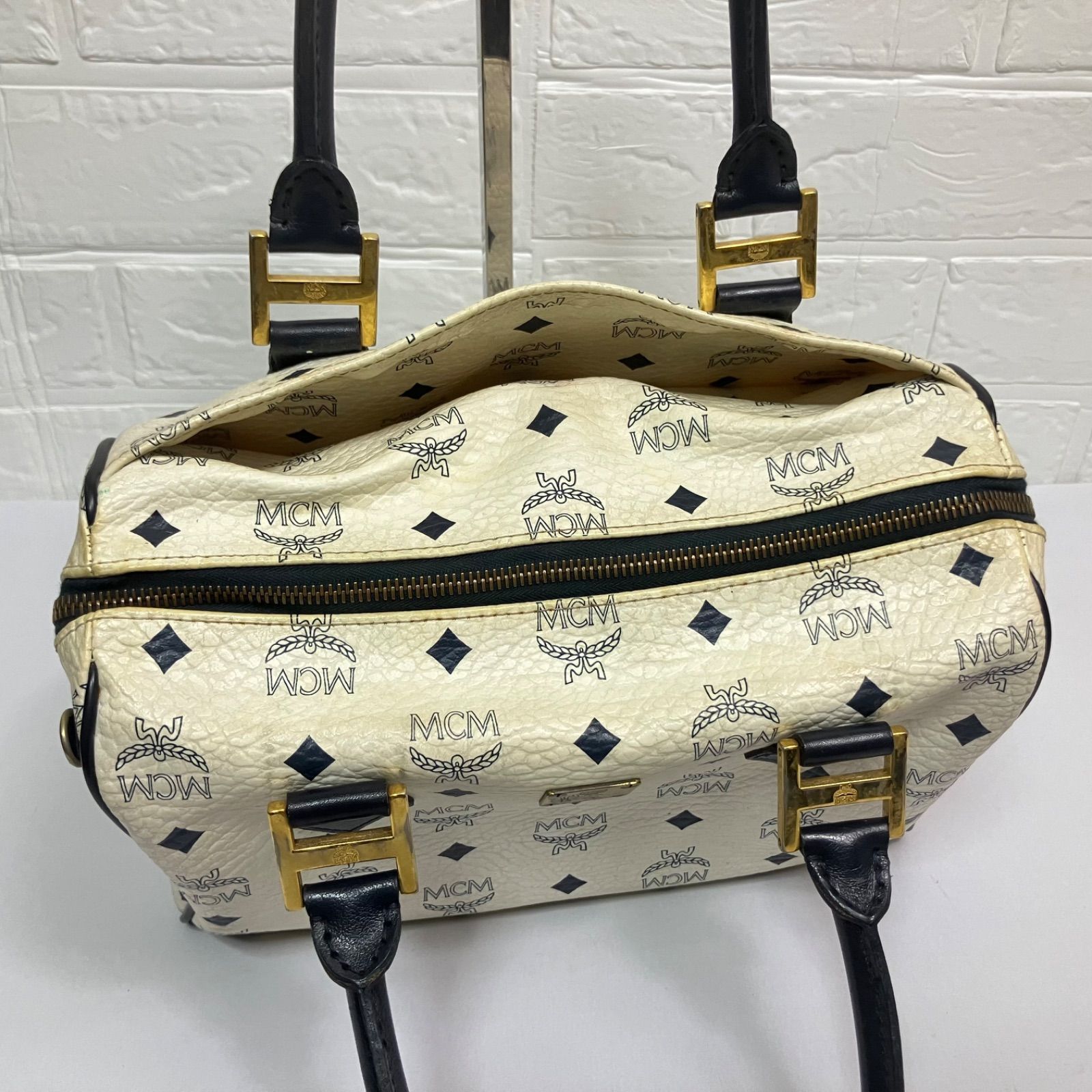 美品】MCM エムシーエム ミニボストン ボストンバッグ 旅行バッグ