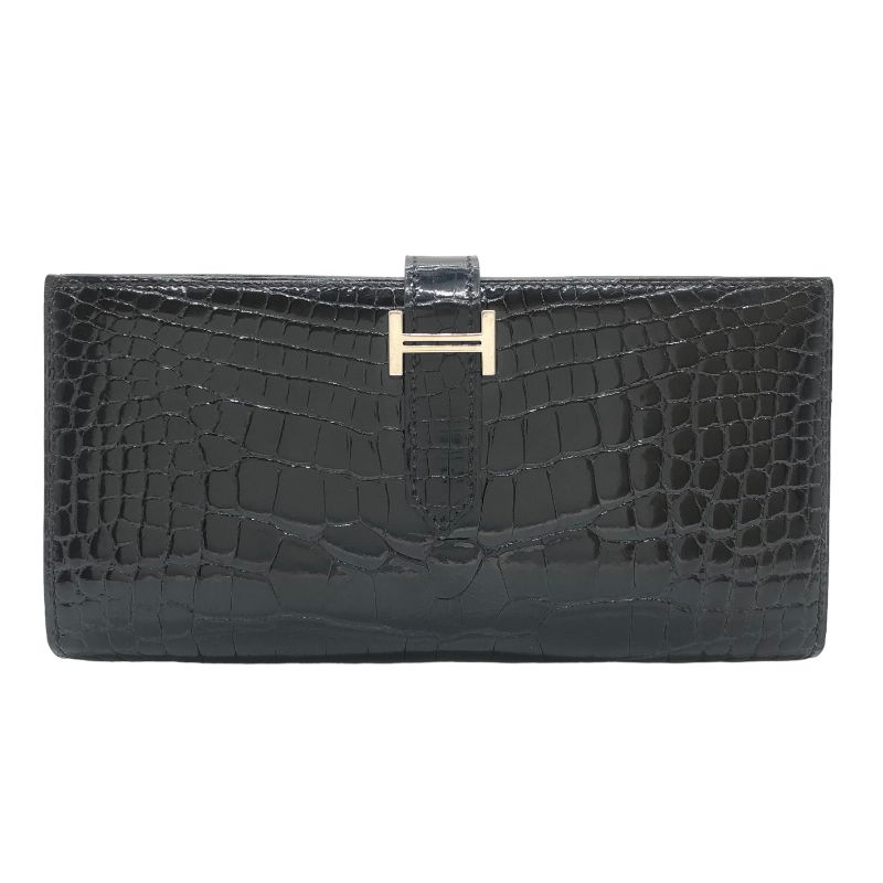 エルメス 長財布 ベアン スフレ ブラック o刻 エルメス 長財布 ベアン スフレ ブラック o刻