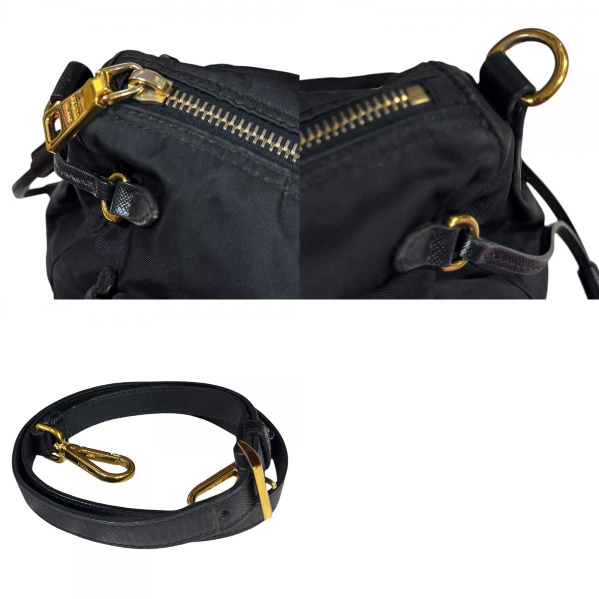 ✨極美品✨PRADA プラダ ショルダーバッグ ナイロン ブラック プラダ ショルダーバッグ ナイロン BT0689 ブラック レディース
