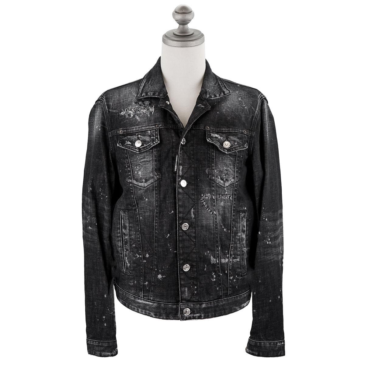 デニムジャケット DSQUARED2 ディースクエアード S74AM1307
