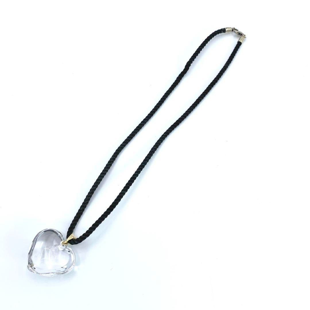 Baccarat バカラ Heart ハート クリスタル ネックレス ペンダント 925 