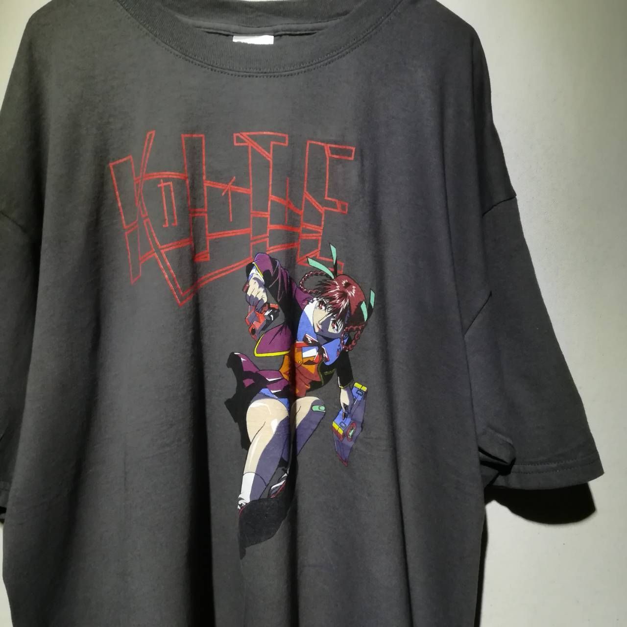 【WN230625-901】A KITE カイト 90s vintage Tシャツ デッドストック グレー XL アニメT 梅津泰臣