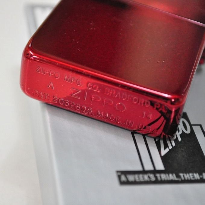 ZIPPO 1941レプリカジッポ ミラーライン レッド 赤 カッコイイ