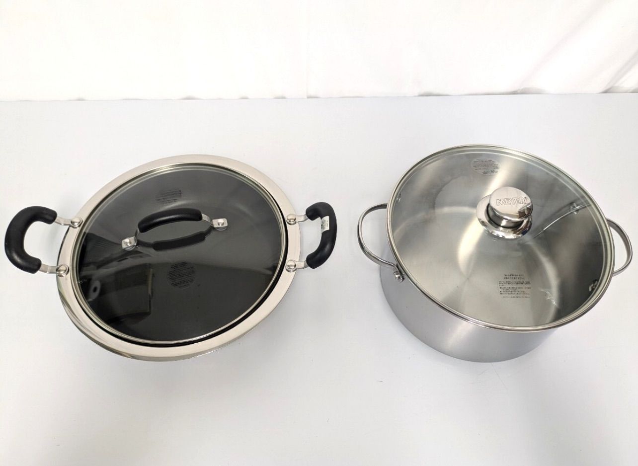 MEYER マイヤー MAXIM SS 両手鍋 ホットポット 2点セット