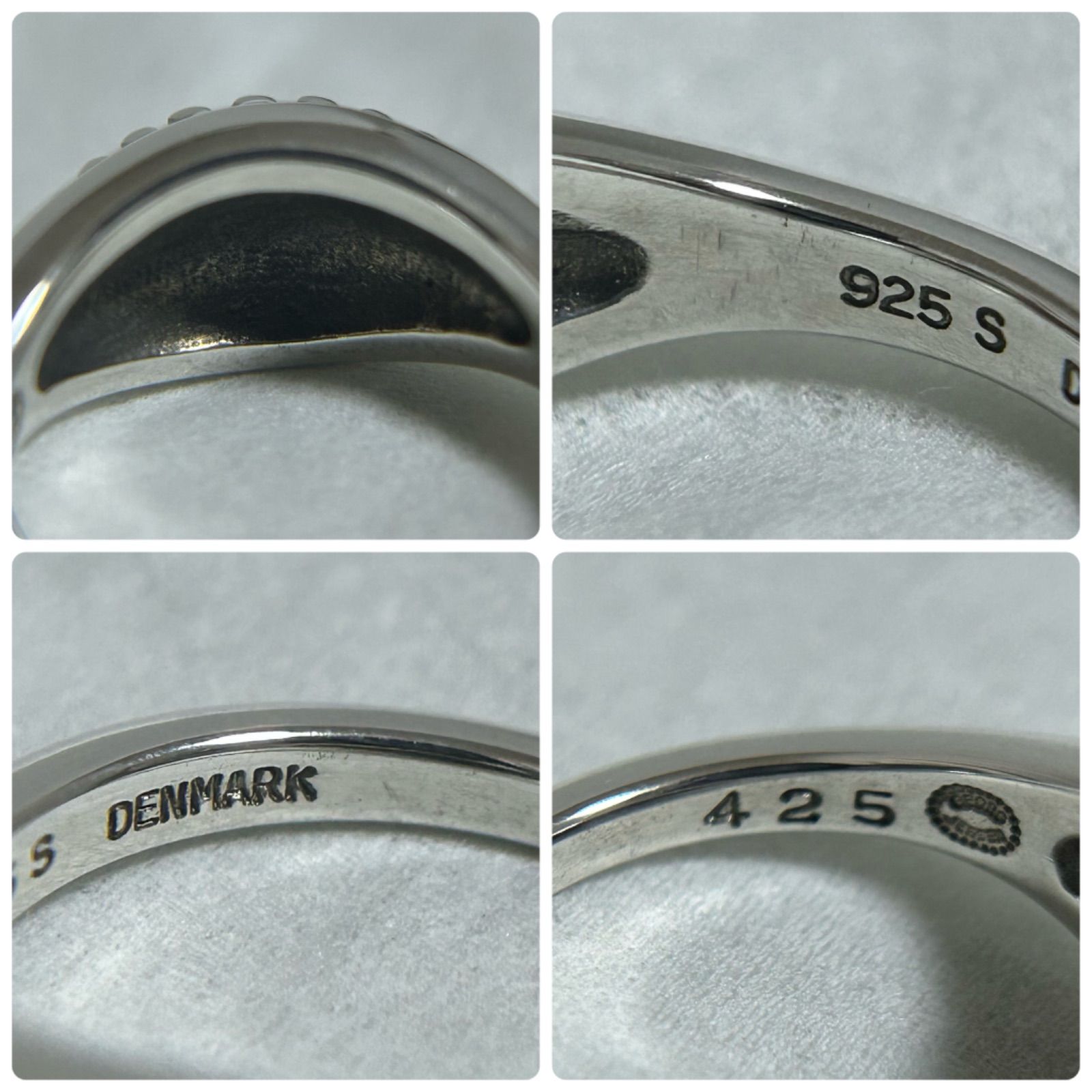 Liqq様 ジョージジェンセン リング 指輪 425 リーネムンテ AG925 約9号