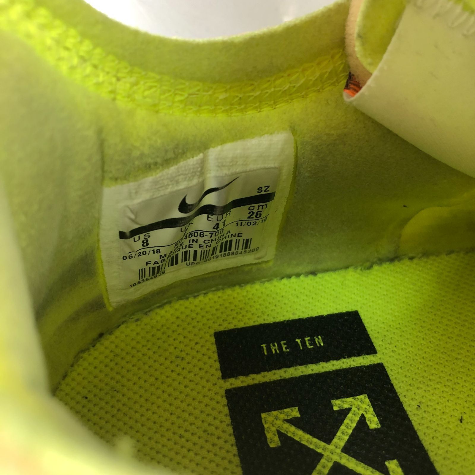 Off-White × Nike Air Force 1 Low 