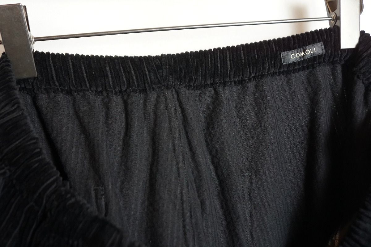 新品 正規 25AW COMOLI コモリ コーデュロイ ドローストリング パンツ 