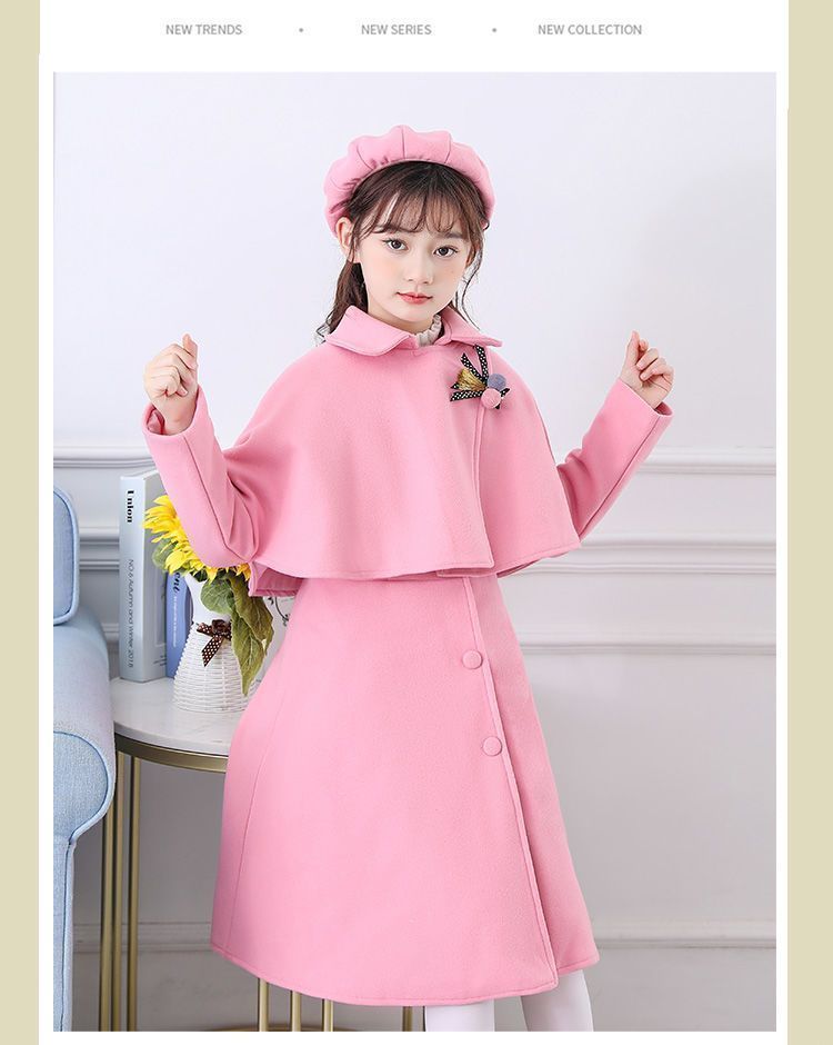 メゾピアノジュニア150コート女の子フワフワコート mezzo piano Junior