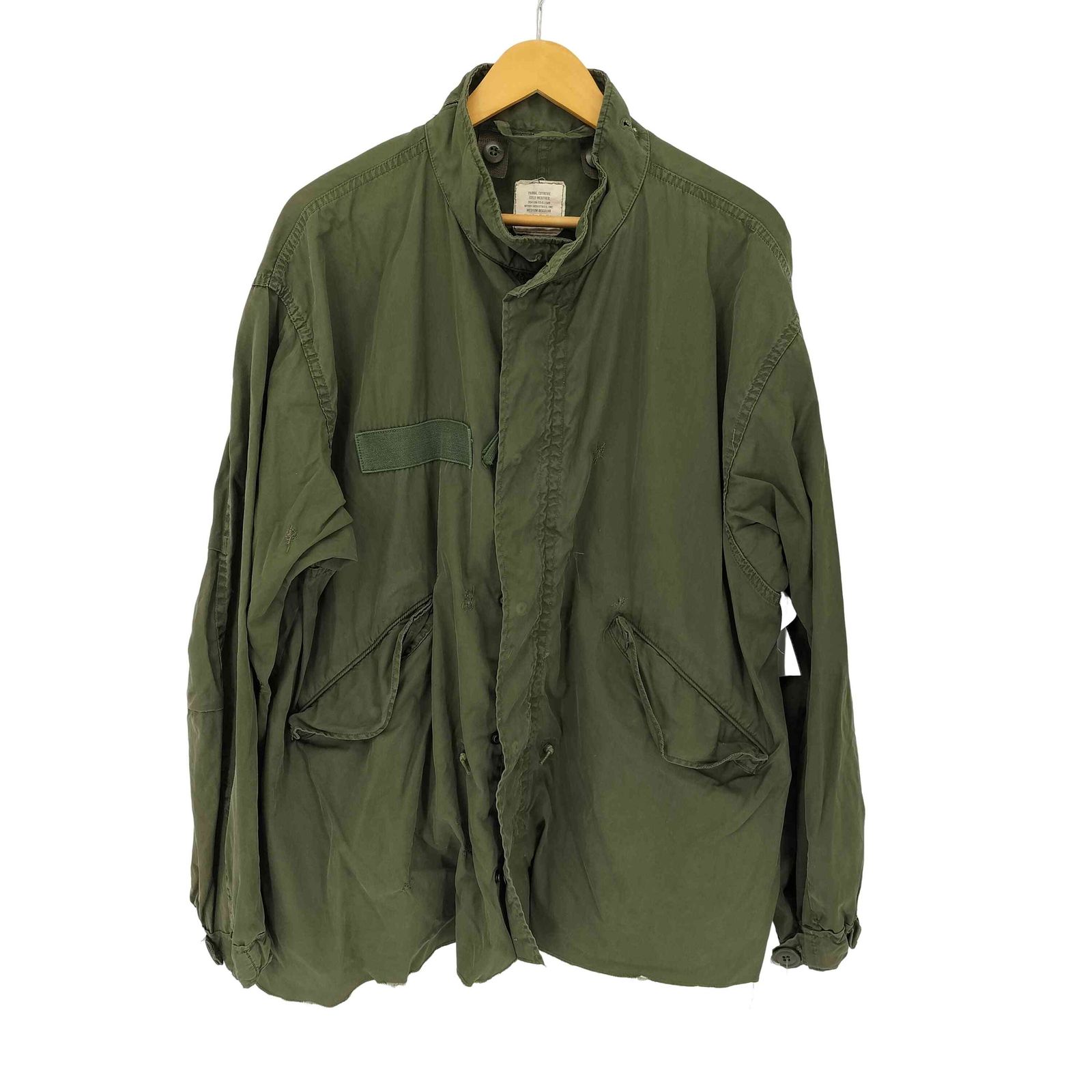 ユーエスアーミー U.S. ARMY 70S 72年会計 リメイク M-65 フィッシュテール メンズ MIDEUM REGULAR