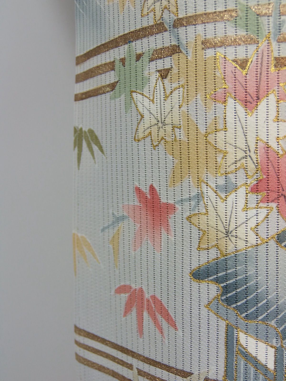極美品　夏着物　縦絽　色留袖　一つ紋　丸に木瓜紋　茶屋辻　灰色帯びた緑　しつけ付 極美品 夏着物 縦絽 色留袖 一つ紋 丸に木瓜紋 茶屋辻文様 正絹