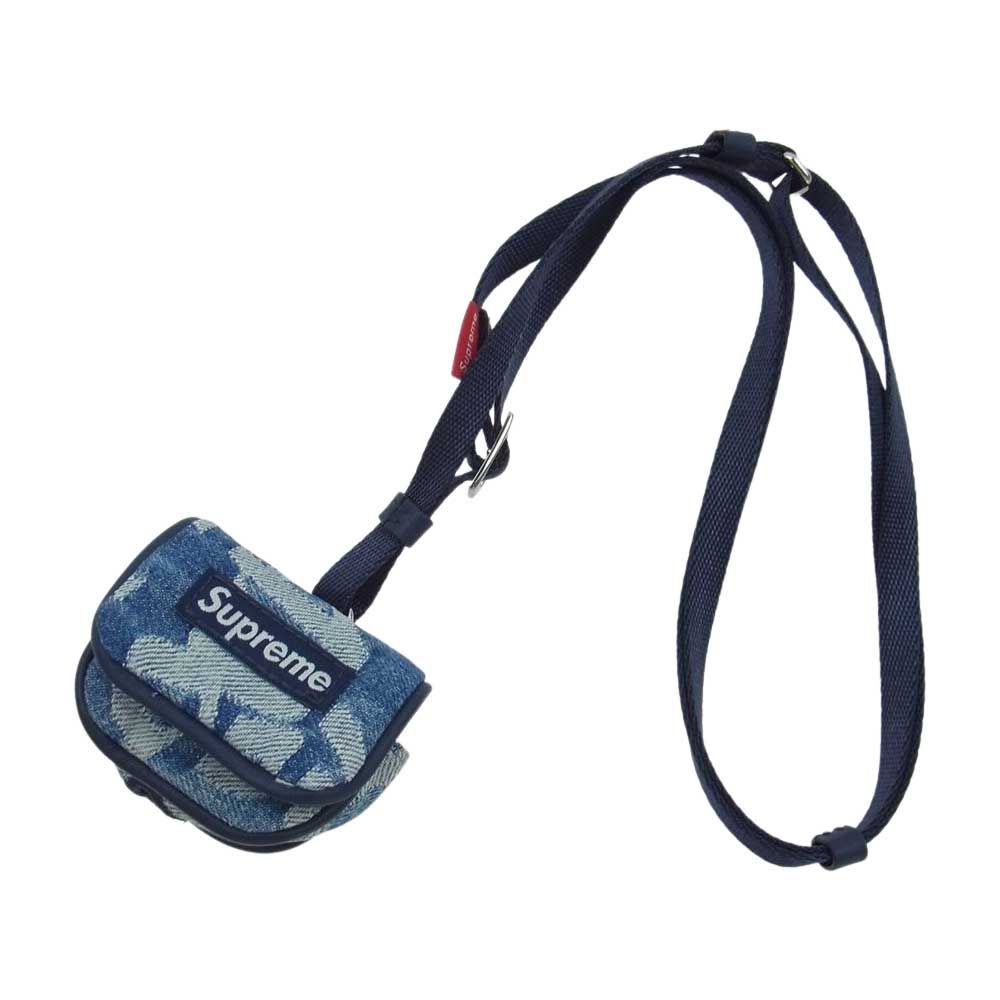 Supreme シュプリーム 22SS Fat Tip Jacquard Denim AirPod Case デニム ジャガードロゴ エアポッズ  イヤホンケース インディゴブルー系【中古】 - メルカリ